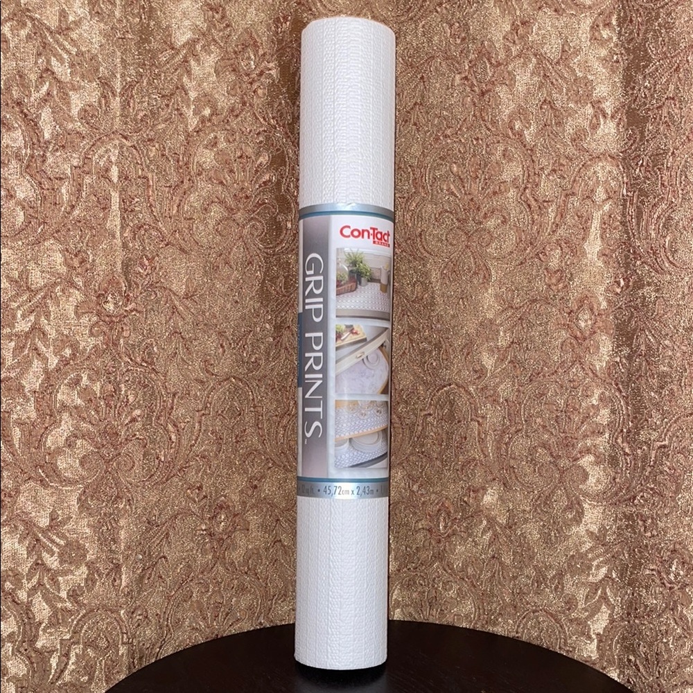 NWT Con-Tact Grip Prints White Shelf Liner